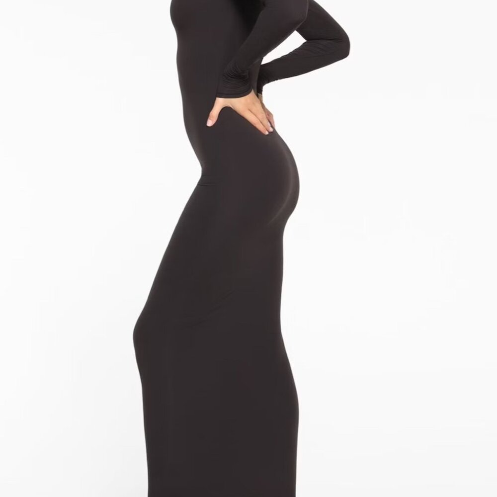 Skims Long Sleeve Maxi Dress - Size Small - NWOT - Picture 3 of 6